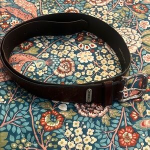 Vintage Fossil Morgan Men's Brown Leather Belt